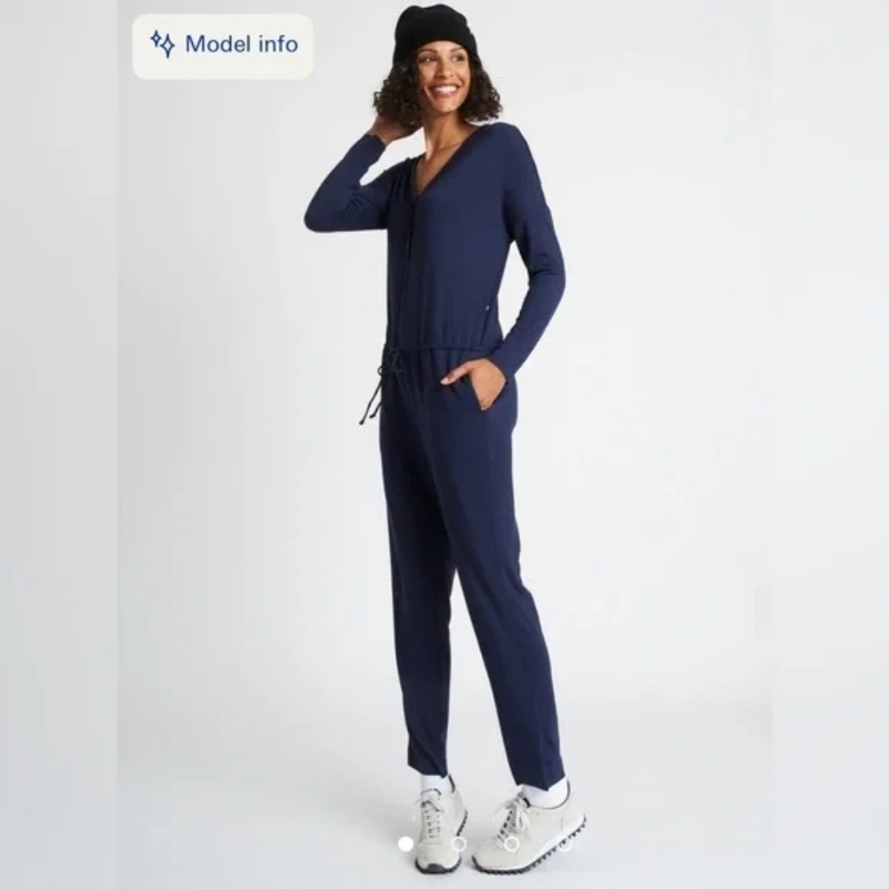 Kit and Ace good feels longsleeve jumpsuit Xs  large